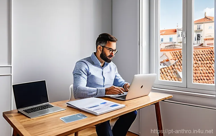 전통과 현대 경제 시스템 - **Prompt: A bustling and vibrant Portuguese *feira* (local market) scene, brimming with life and aut...